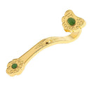 Golden Ruyi Scepter Ornament Chinese Classical Amulet Home Office Decoration