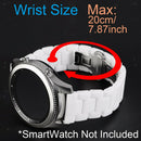 Luxury Ceramic Watch Wristband Strap Belt For 22mm Smart Bracelet White