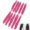 10PCS Magic Curler Hair Rollers Night Sleep wave point Foam Hair Curler Roller,a