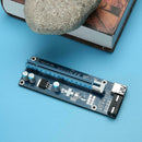 USB 3.0 PCI-E Express 1x to16x Extender Riser Card Adapter SATA Power Cable A