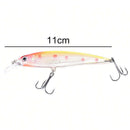 11cm/14g fishing lure artificial crank bait floating wobbler with two hooks OZ