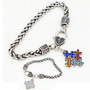 Autism Rhinestone Bracelet Bracelet Rope Bangle Bracelet Twist Chain Wristband ï¼