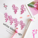 5Pcs/lot Pink Flamingo Bookmark Planner Paper Clip for Book Stationery School FT