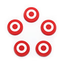 Red target cute tennis racket shock absorber racquet vibration dampeners 3C