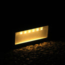 Waterproof Outdoor Garden Stair Step Solar LED Light  Sensor Wall Lamp
