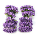 New Pretty 144 X Purple Mini Artificial Paper Rose Flower Wedding Card Dec TYI
