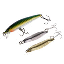 33Pcs/lot Fishing Lure Kit Hard Baits Sequins Baits Fishing Tackle Kit w/Box