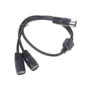 1x 50cm 5 Pin MIDI DIN Y Splitter Cable Adapter 1 Male Plug to 2 Female Sock FT