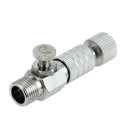 2x Quick Connection Connector Coupler with Air Flow Regulator 1/8 to 1/8 BS G2P8
