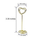 3.5 Inch Mini Place Card Holders, 20Pcs Table Number Stand Table Card Holde