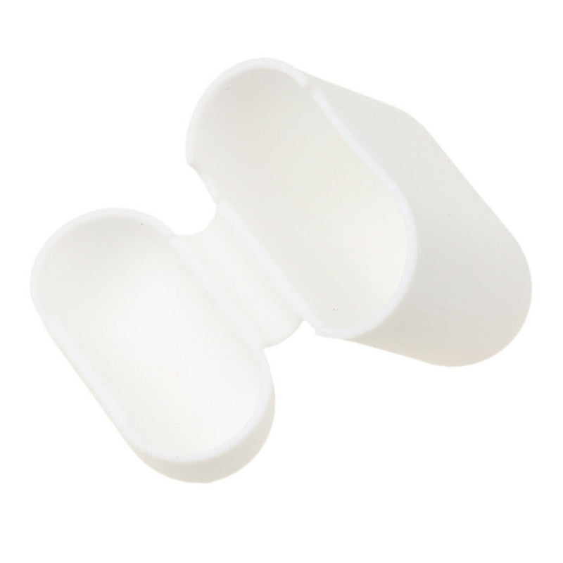White+Red Silicone Case Protector Bumper Box For AirPods Wireless Earpod