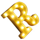 Remote Controlled LED Alphabet R LETTER for Christmas Wedding DIY Decoration