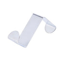 2Pcs  Stainless Steel Metal Over Door Hooks for Clothes Coat Robe Hanger OZ