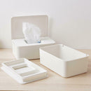 Plastic Wet Wipes Dispenser Dustproof Tissue Storage Box Holder with Lid