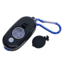 Portable Super Mini COB Light LED Flashlight Key Ring Torch 3-Modes Keychain