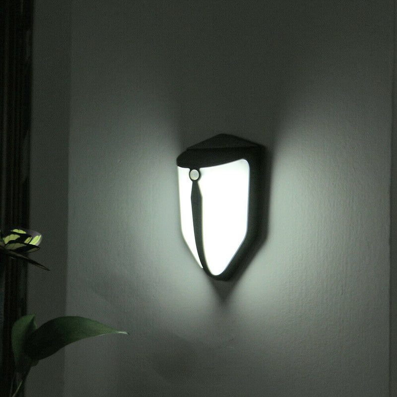 LED Solar Wall Light Waterproof Human Body Induction for Outdoor Decoration A