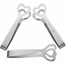 3PCS Stainless Steel Sugar Tongs Glacial Tongs Sugar Tongs Small Cheese Ton H9Z9