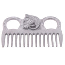 1PC Horse Comb Aluminum Alloy Horse Cleaning Tool Comb Mane Tail Pulling Co&+