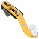Golden Shift Lever Gear Change Shifter Folding Pedal for Motorbikes,Aluminum