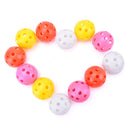 20pcs Hollow Plastic Practice Golf Balls Golf Wiffle Balls Air Flow Balls LJ