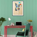 5D DIY Full Drill Square Diamond Painting Butterfly Embroidery Kit (FL006)