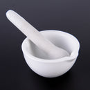 6 ml porcelain pestle and mortar mixing bowls polished game white   FE FT