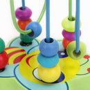 Funny Newborn Baby Girls Boys Wooden Around Beads Play Game Toys Puzzle Game