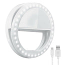LED Ring Light Round Selfie Lamp For Live Show Taking Pictures Charging Type