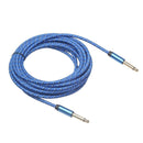 20ft 6.35 mm Jack Mono Audio Cable Male to Male for Guitar Mixer Amplifier