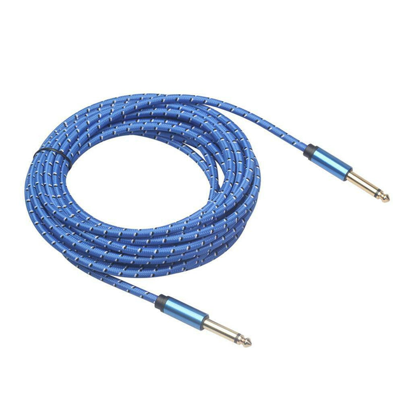 20ft 6.35 mm Jack Mono Audio Cable Male to Male for Guitar Mixer Amplifier