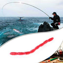 Fishing Lures Vivid Sea Red Earthworm Lures Soft Worm Crankbait Artificial New