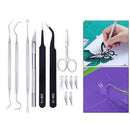 7x Complete Vinyl Weeding Craft Basic Tool Kit for Lettering Card Making Set