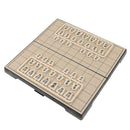 Shogi Travel Game Set 9.84 Inch Folding Board and Game Pieces