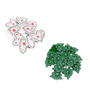 50Pcs Assorted Christmas Kid's Wood Buttons Sewing Gift Heart Tree Crafts