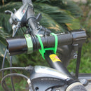 New Universal Bike Handle Bar Holder Mounting For Flashlight Torch Black ES