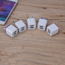 Universal EU Plug 2.1A 2 Port USB Double Charging Adapter USB Charger A