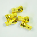 5 pcs F-Type Twist-On Coaxial Cable RF Connector Plug Male