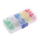 300PCS 3mm & 5mm LED Assorted Kit Super Bright Light Emitting Diodes 5Colors