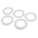 10x White DIY Circle Ring Styrofoam Foam Material for Xmas Art Craft 110mm