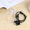 3.5mm Mono Jack Listen Only Transparent Acoustic Tube Earpiece Earphone