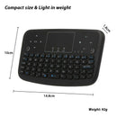 A36 Mini Wireless Keyboard Android Tv 2.4Ghz Air Mouse Rechargeable Touchpa F9H9