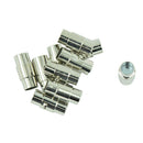 20 Set Locking Magnetic Clasp End Beads for Leather Cord Connectors Findings