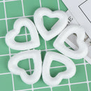 5PCS DIY White Heart Polystyrene Styrofoam Foam Ball For Christmas Orname %o
