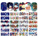 DIY Nail Art Water Transfer Stickers 12 Designs Charm Colorful Nail Wraps Kit