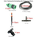 15M Misting Sprinkler Dripper Set Diy Mini Drip Irrigation Plant Self Water