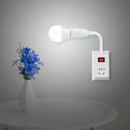 E27 Plug Lamp Base Adjustable Rotary LED Light Bulb Socket Holder Adapter