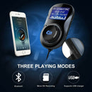 Bluetooth FM Transmitter, Wireless In-Car Radio Transmitter Adapter/QC3.0 S V2G5