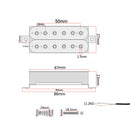 Professional Wired Humbucker Pickup For Fender ST Epiphone SG Electric Guitar De