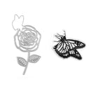 2pcs/set Silicone Transparent Seals Clear Stamps+Cutting Die for DIY Photo