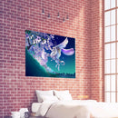 Diamond Painting Upright White Horse DIY Full Round Wall Picture 40x30cm